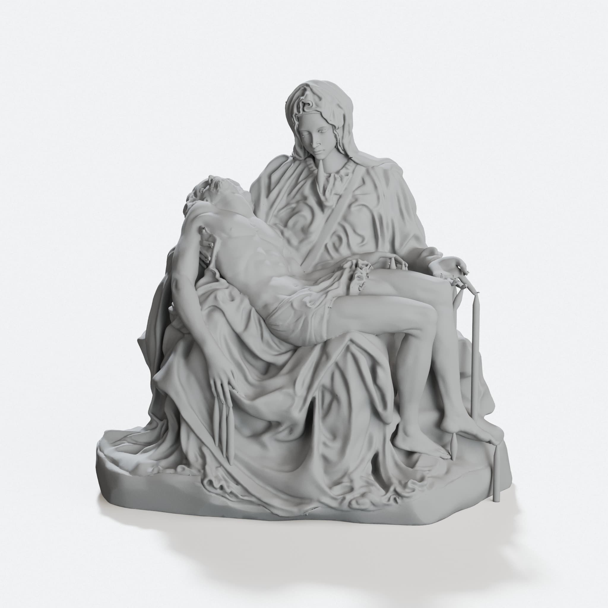 Pieta 3D Printed Ornament, Vatican Basilica Decor