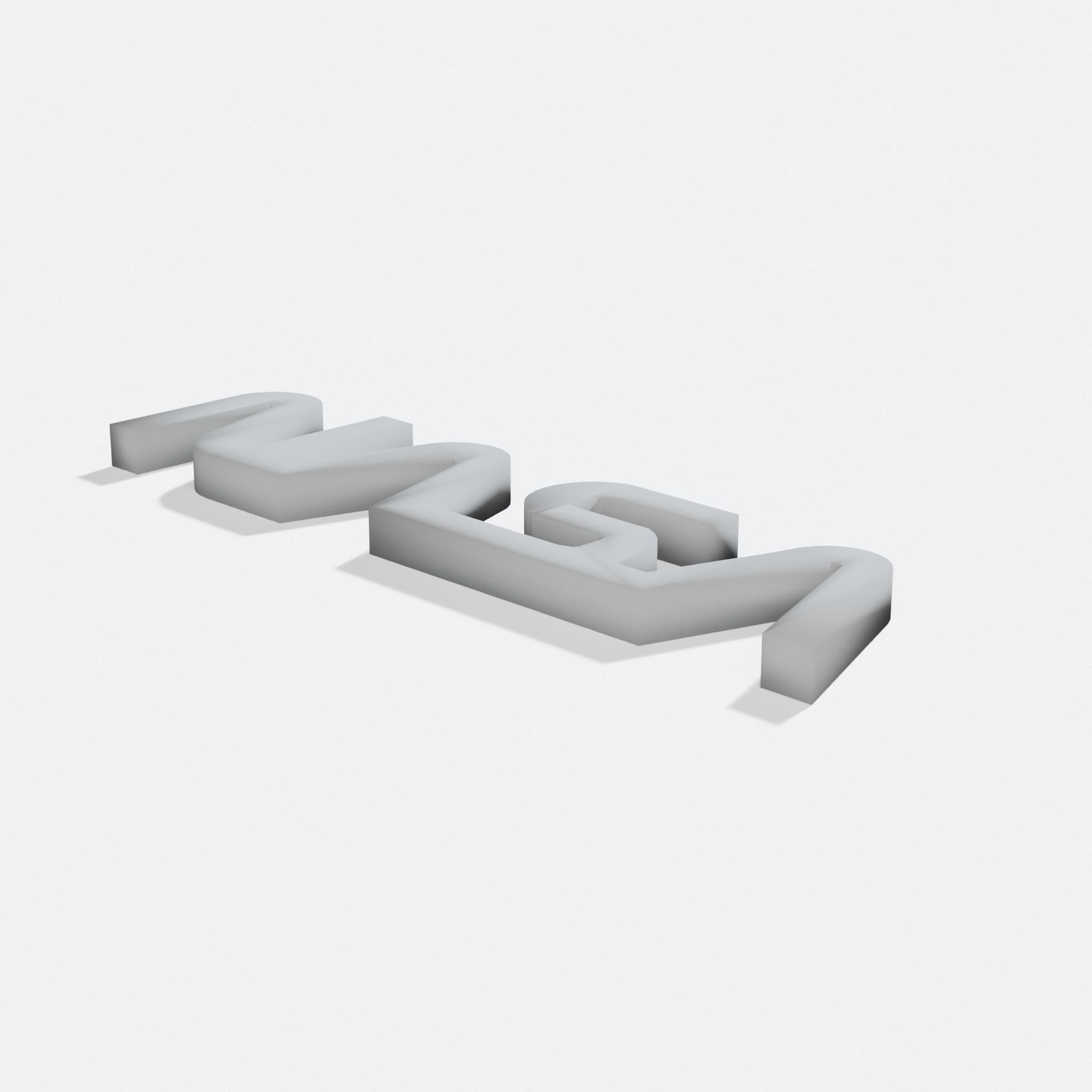 NASA Logo 3D Printed Ornament