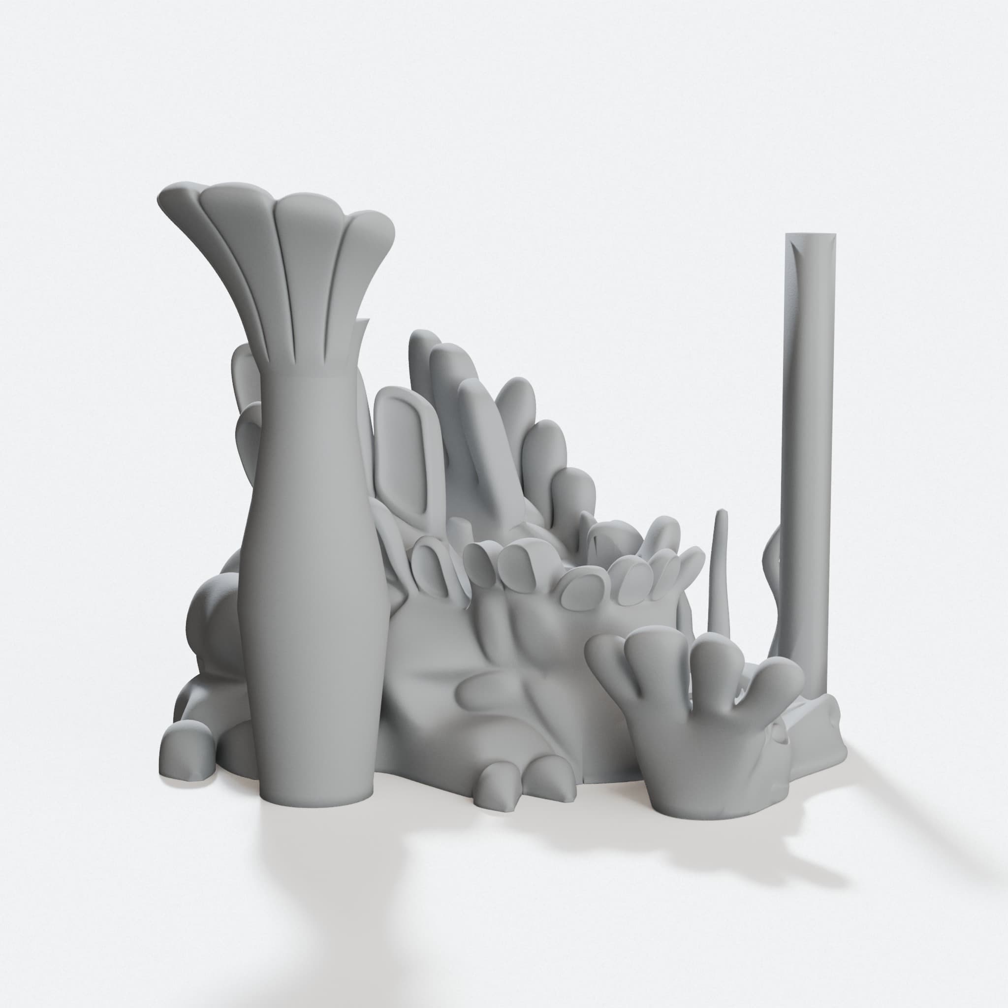 Teacup Dragon Puppet 3D Printed Toy