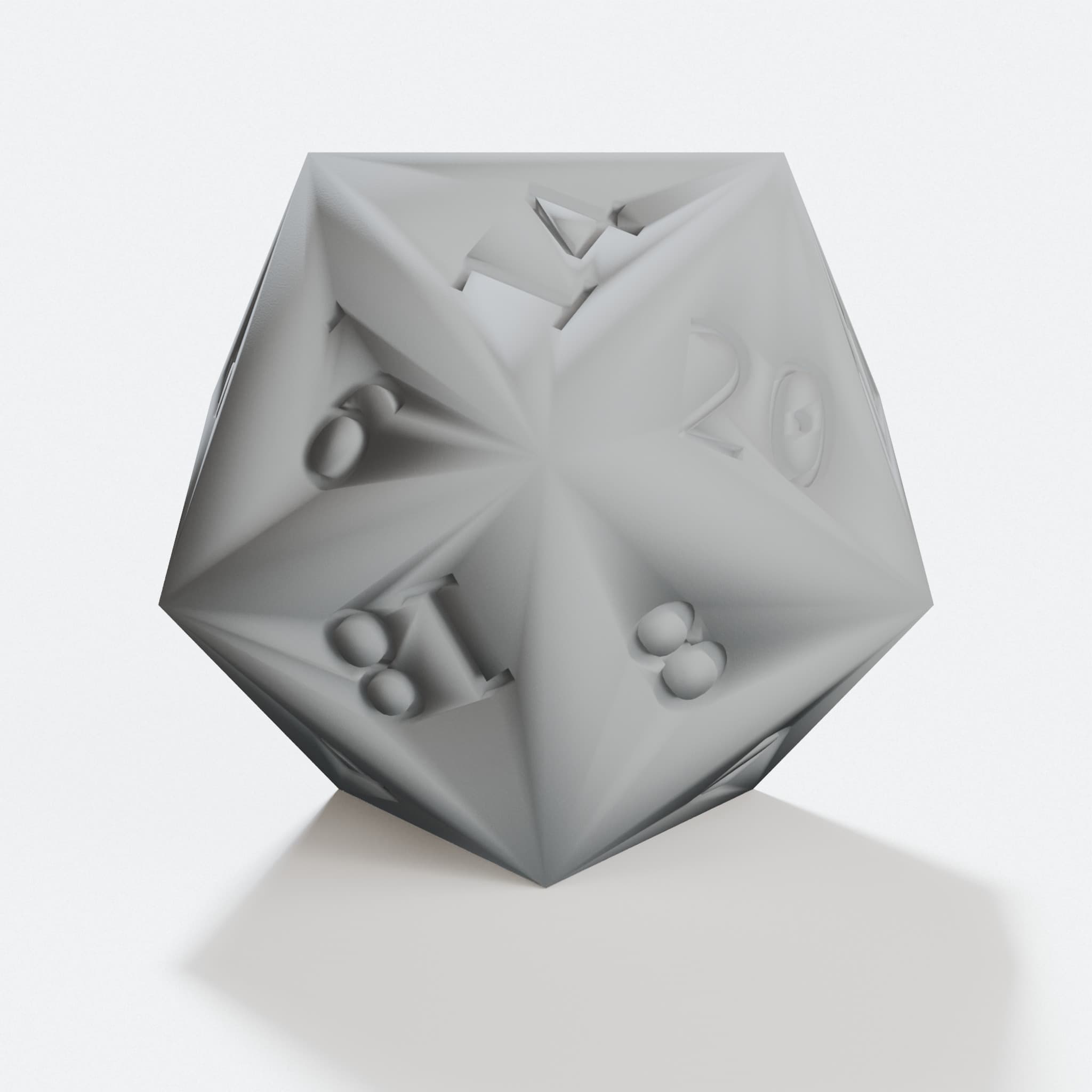 D20 Speed Design Edition Polyhedral Dice