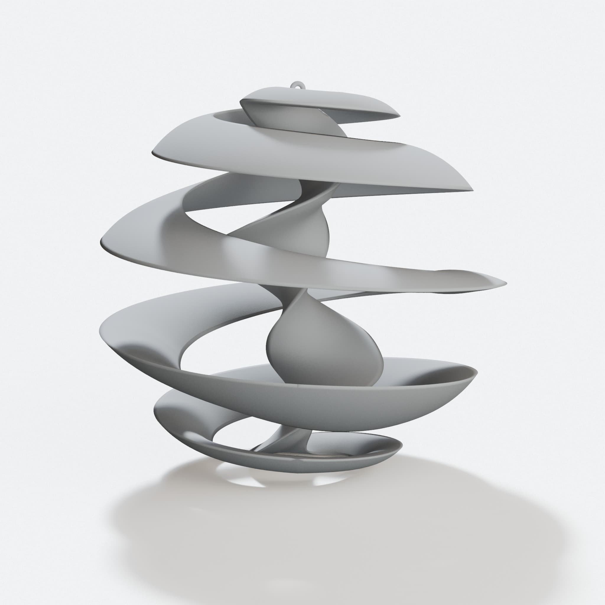 Mobius Strip Christmas Tree Ornament