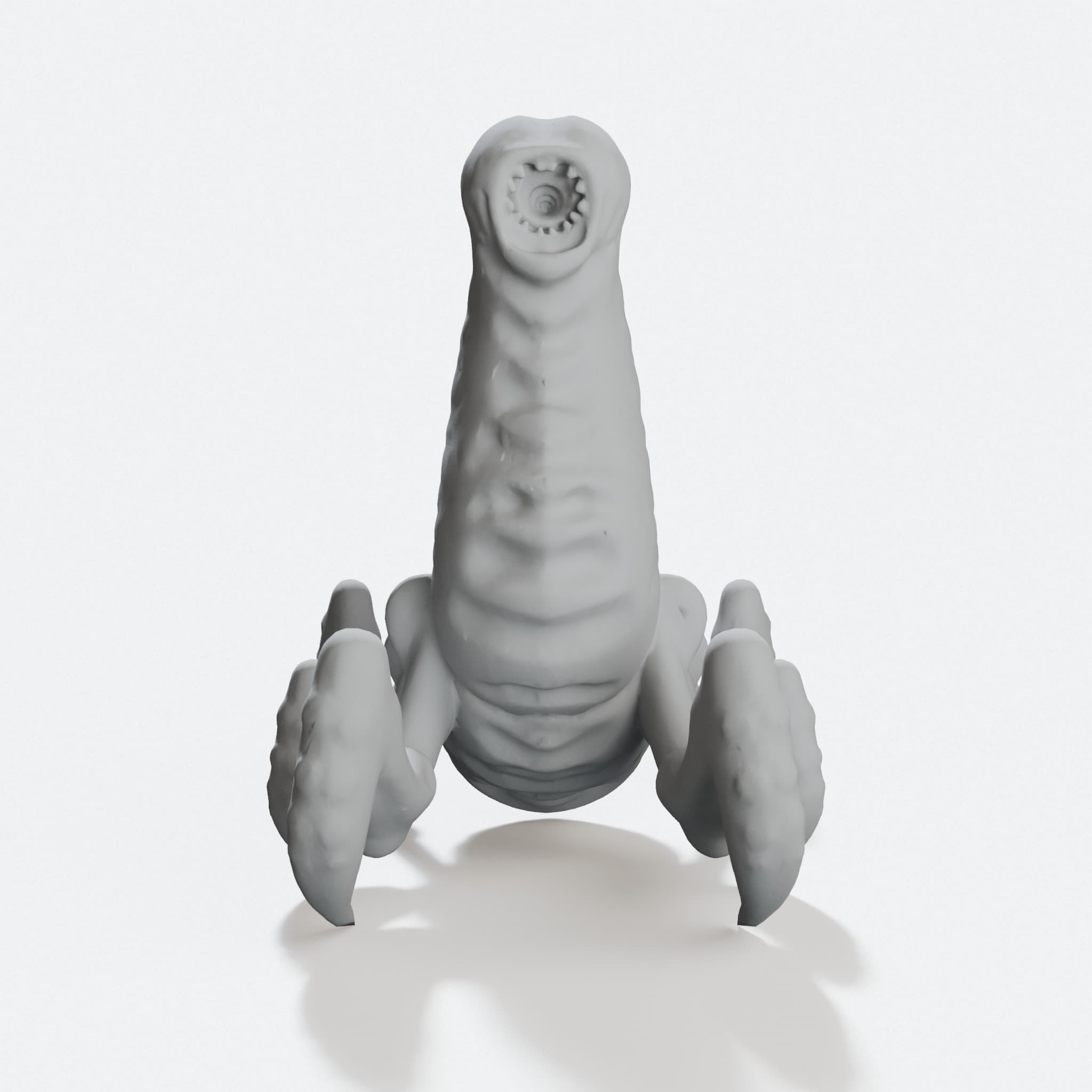 Cave Worm 28mm Miniature 3D Printed Toy