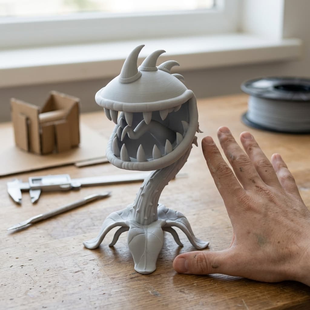 Chomper Plants vs Zombies 3D Printed Figurine