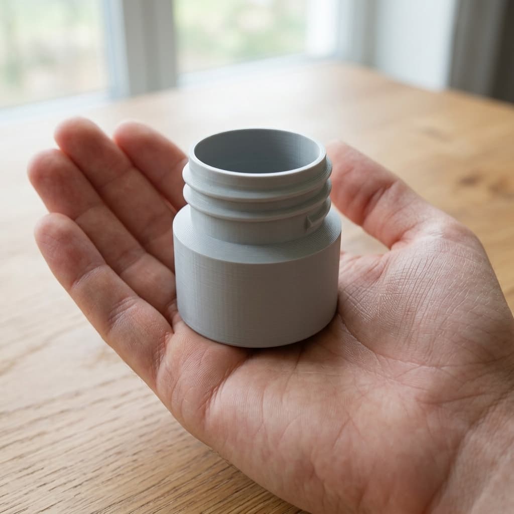 Mini Container with PET Bottle Cap - 3D Printed Organizer