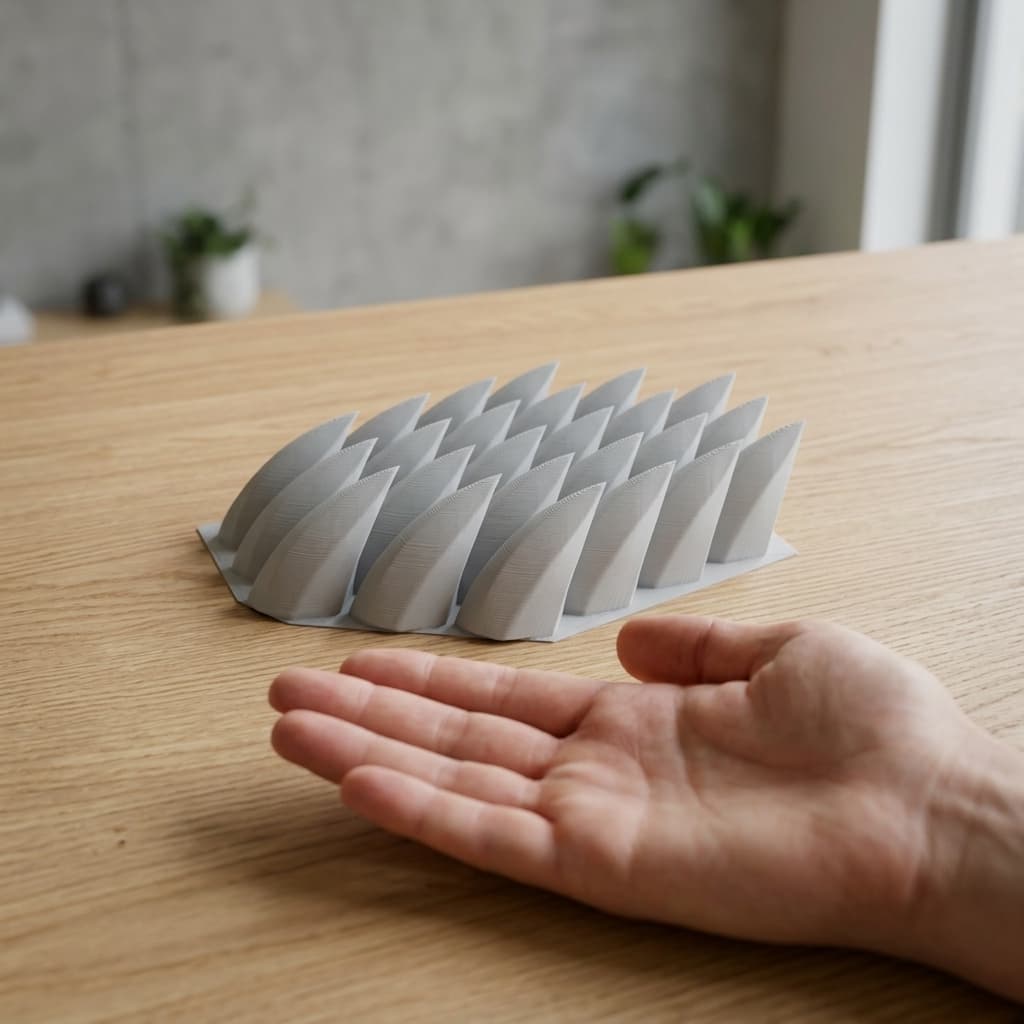 Dragon Scales Wall Decor, 3D Printed Fabric-Effect Tile