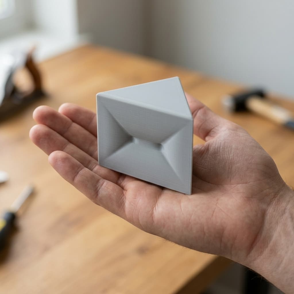 Very Rigid Corner Bracket 3D-Printed Workshop Tool