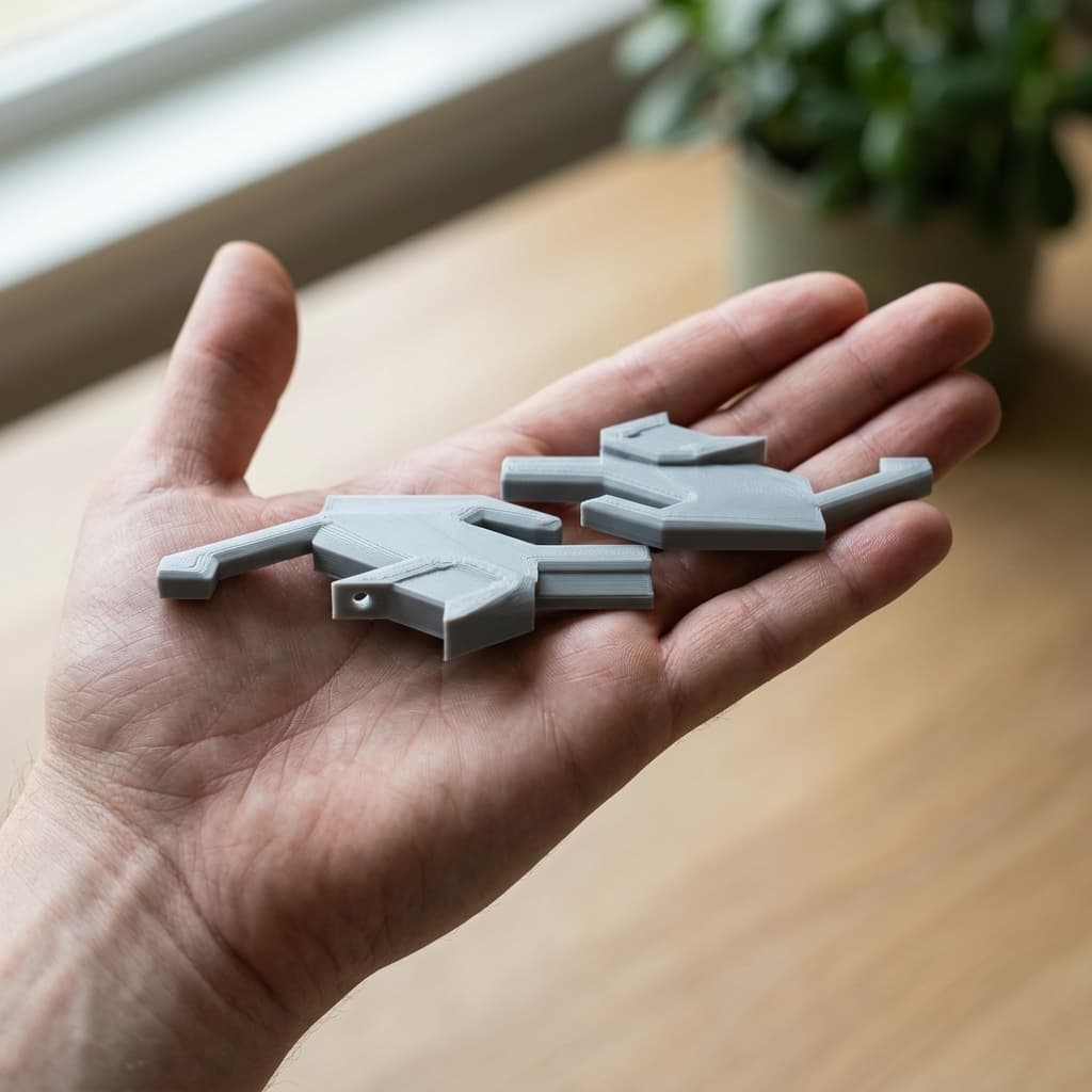 Tessellating Cat 3D Printed Ornament