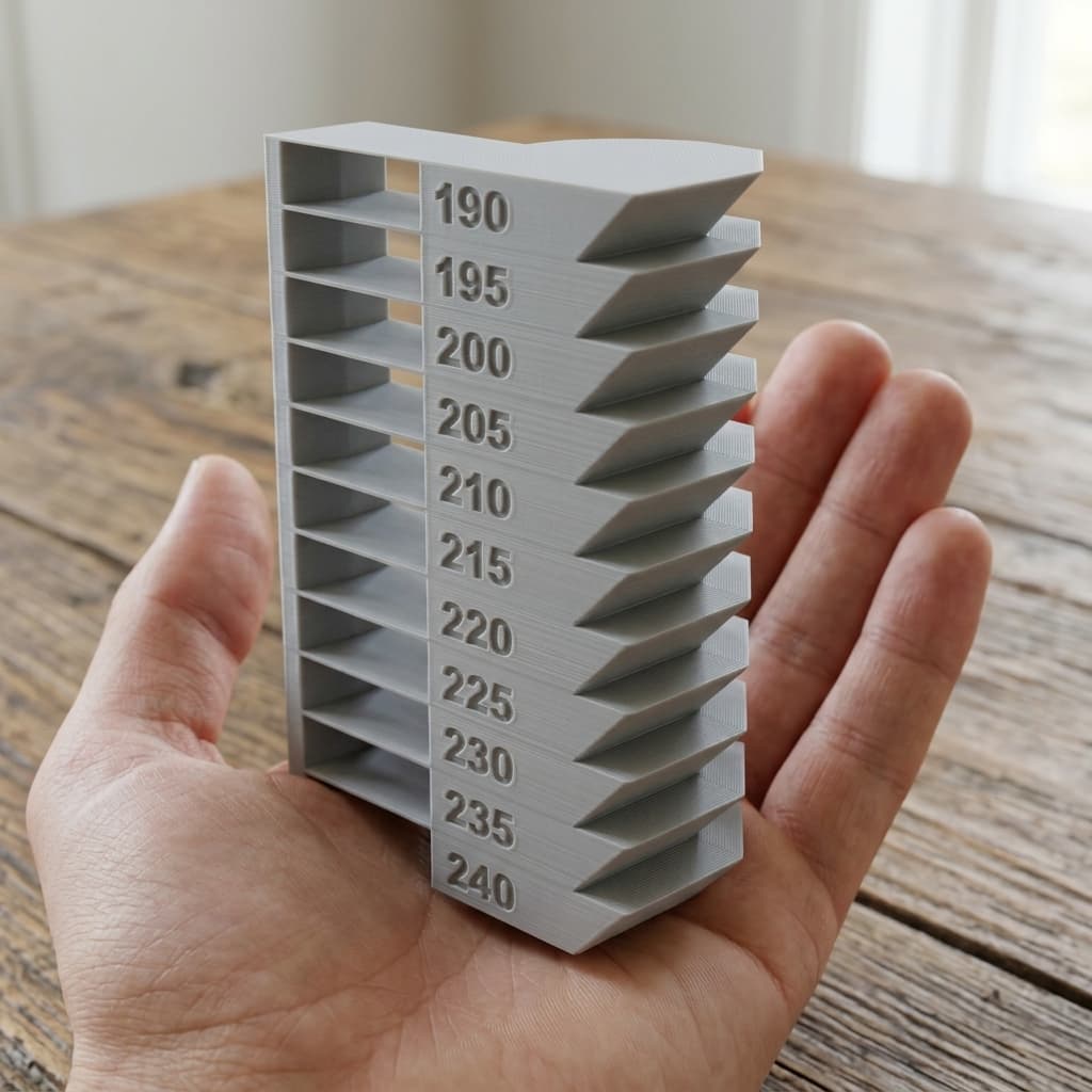 Heat Tower 190-240°C for Temperature Calibration (5mm Steps)