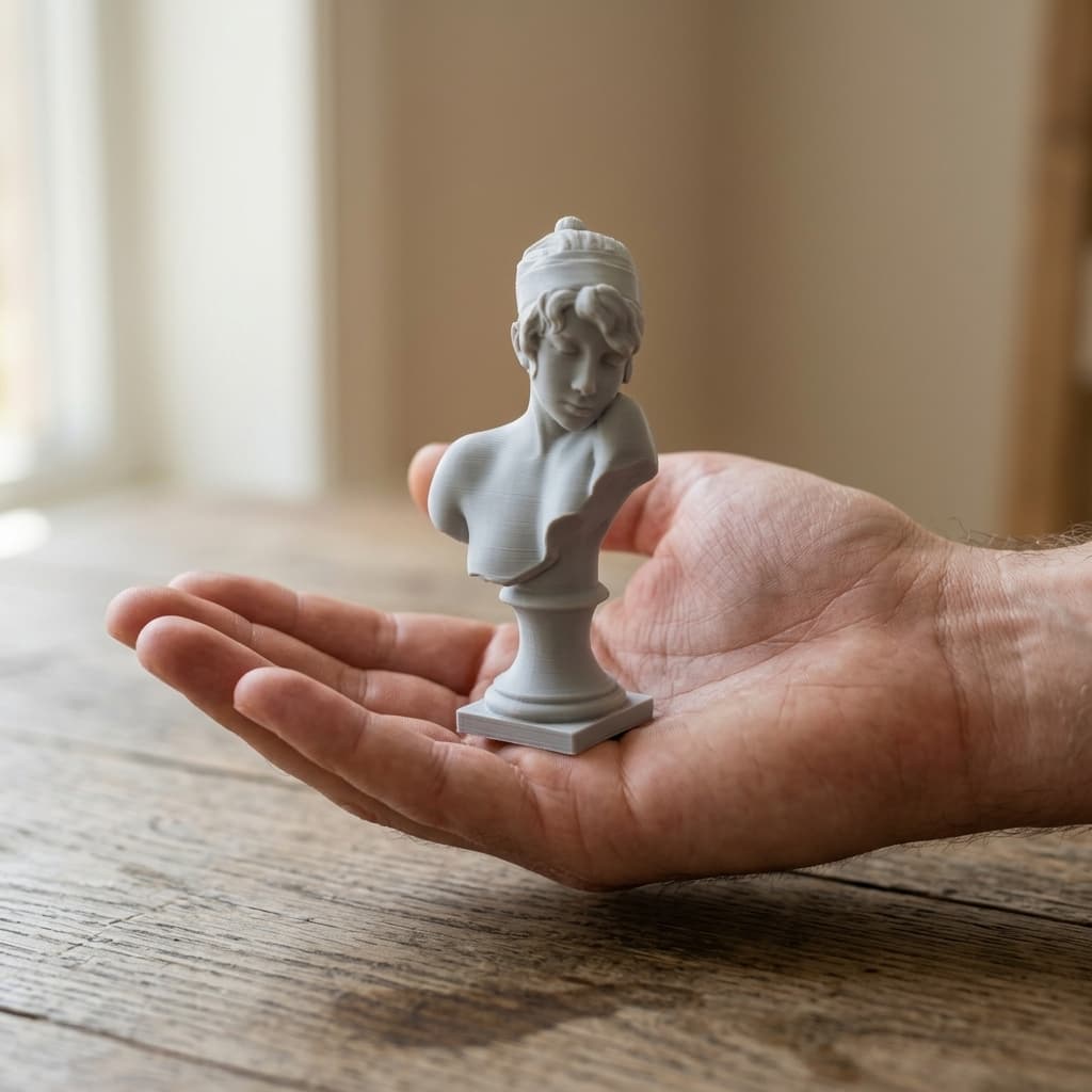 Sappho's Head Bust - Classical 3D Printed Home Decor