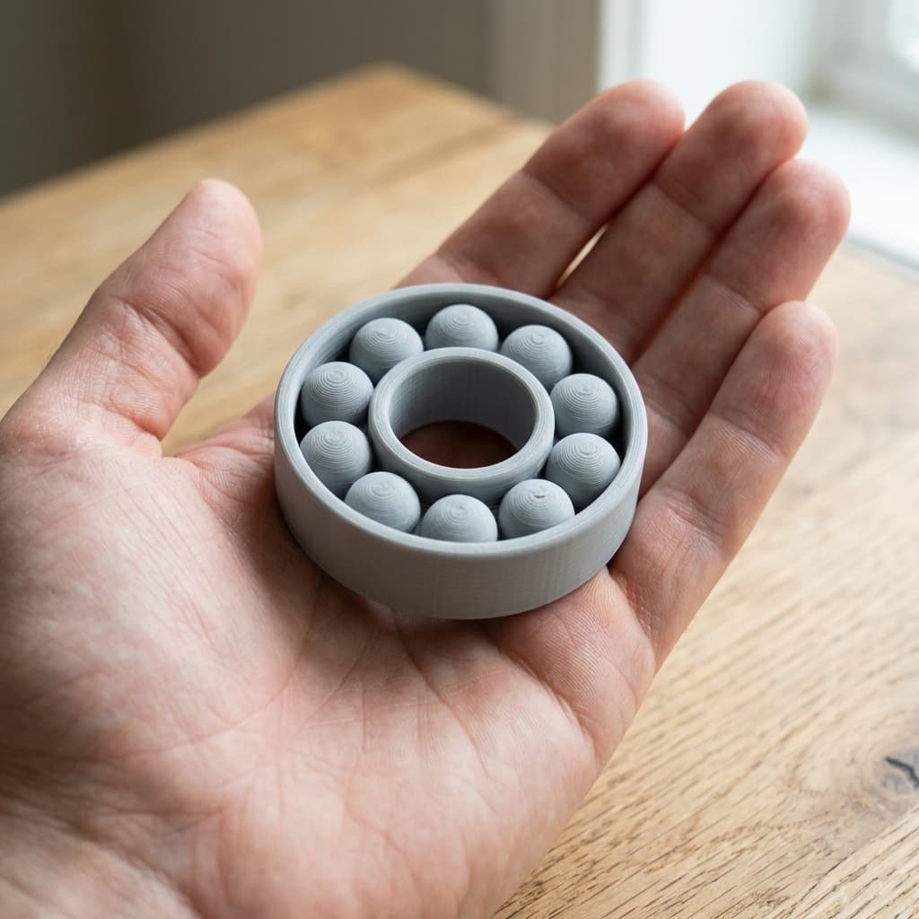 Print-in-Place Bearing - Improved 3D Printable Workshop Tool