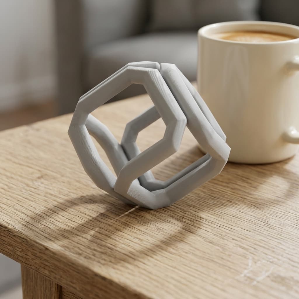 Infinity Cube 3D Printed Toy – Print-in-Place Fidget Puzzle