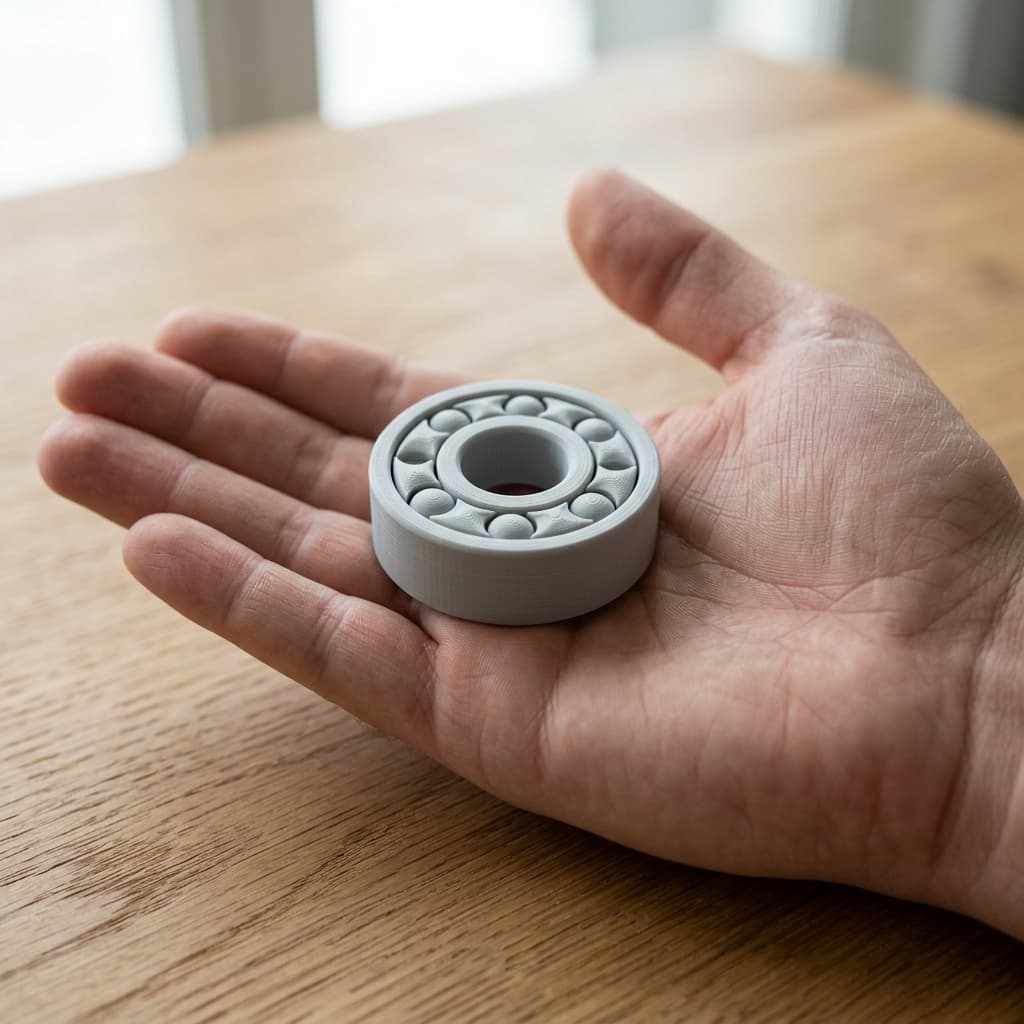 Conical Geometry 608 Bearing – Print-in-Place Workshop Tool