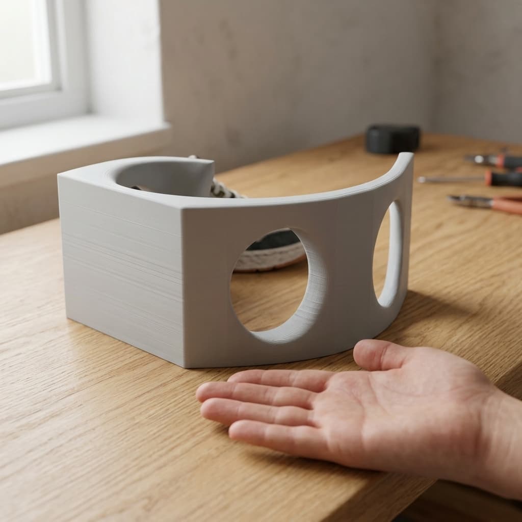 Shoe Support Wall Mount (3D Printed, Compact Design)