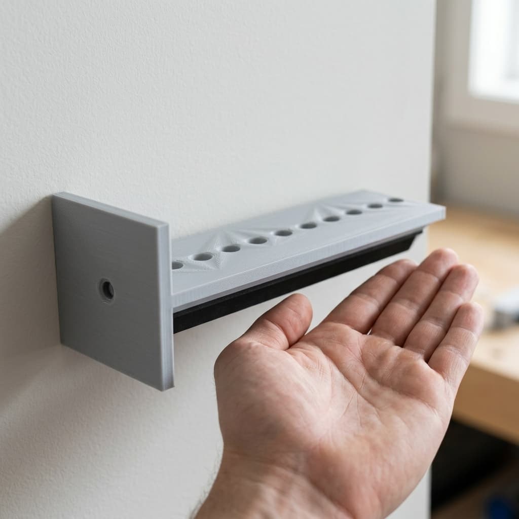Compatible with Creality: Hidden Spare Nozzle Holder Wall Mount