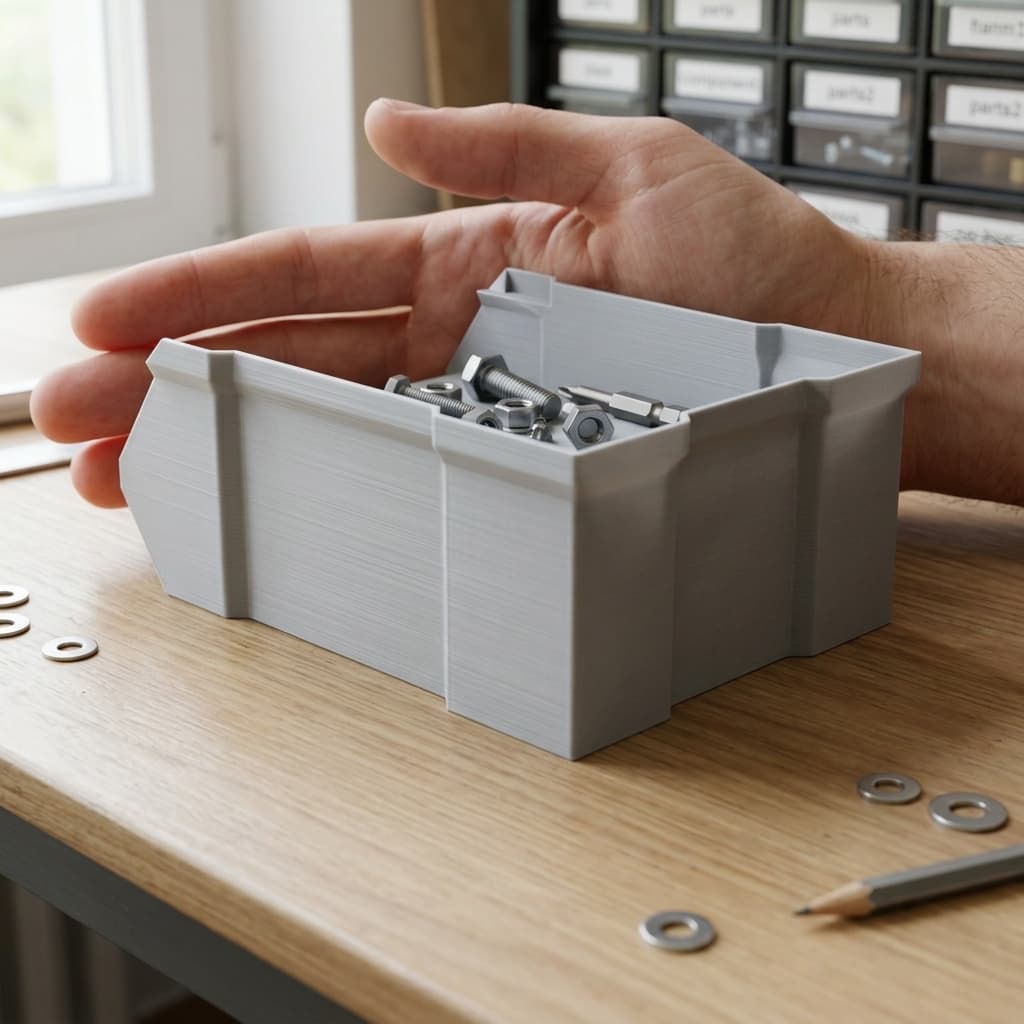 Stackable Storage Box. Tools, parts, the small drawer stuff.