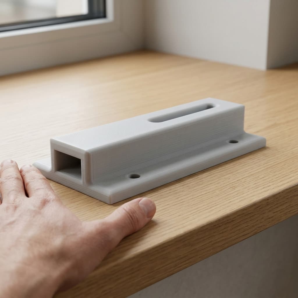 Sliding Door Bolt – Print-in-Place 3D Model for Home Security