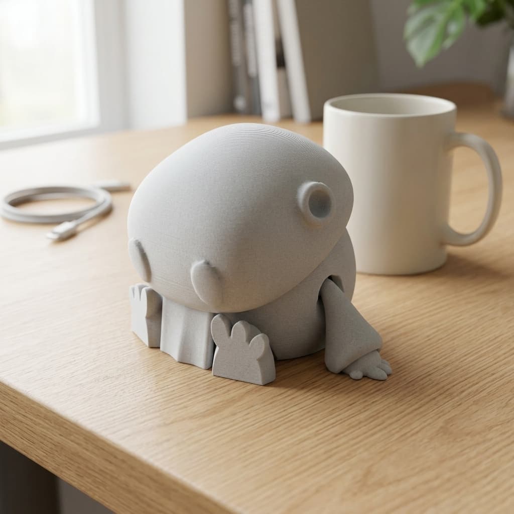 Wip Tiny Articulated Robot - 3D Printable Ball Jointed Doll