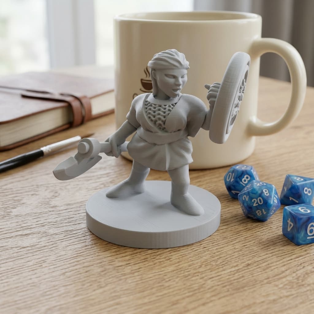 Player Character Pack 01 - 17 D&D Miniatures STL Collection