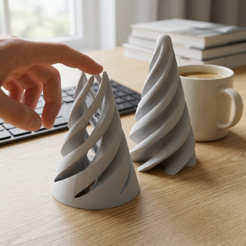 Fidget Spiral Cone – Self-Slipping 3D Printed Fidget Toy