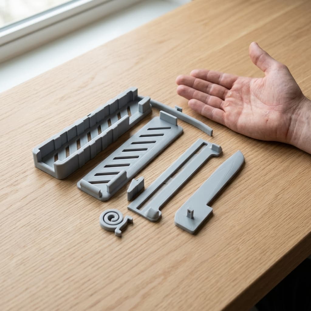 Fully Printable OTF Fidget Knife Toy - No Springs or Bands