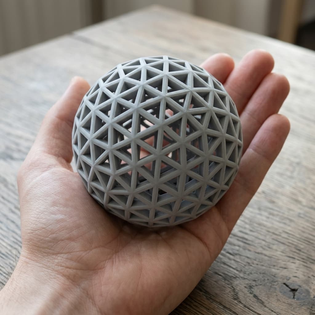 Airless Ping Pong Ball 2.0 - 3D Printed Support-Free Design