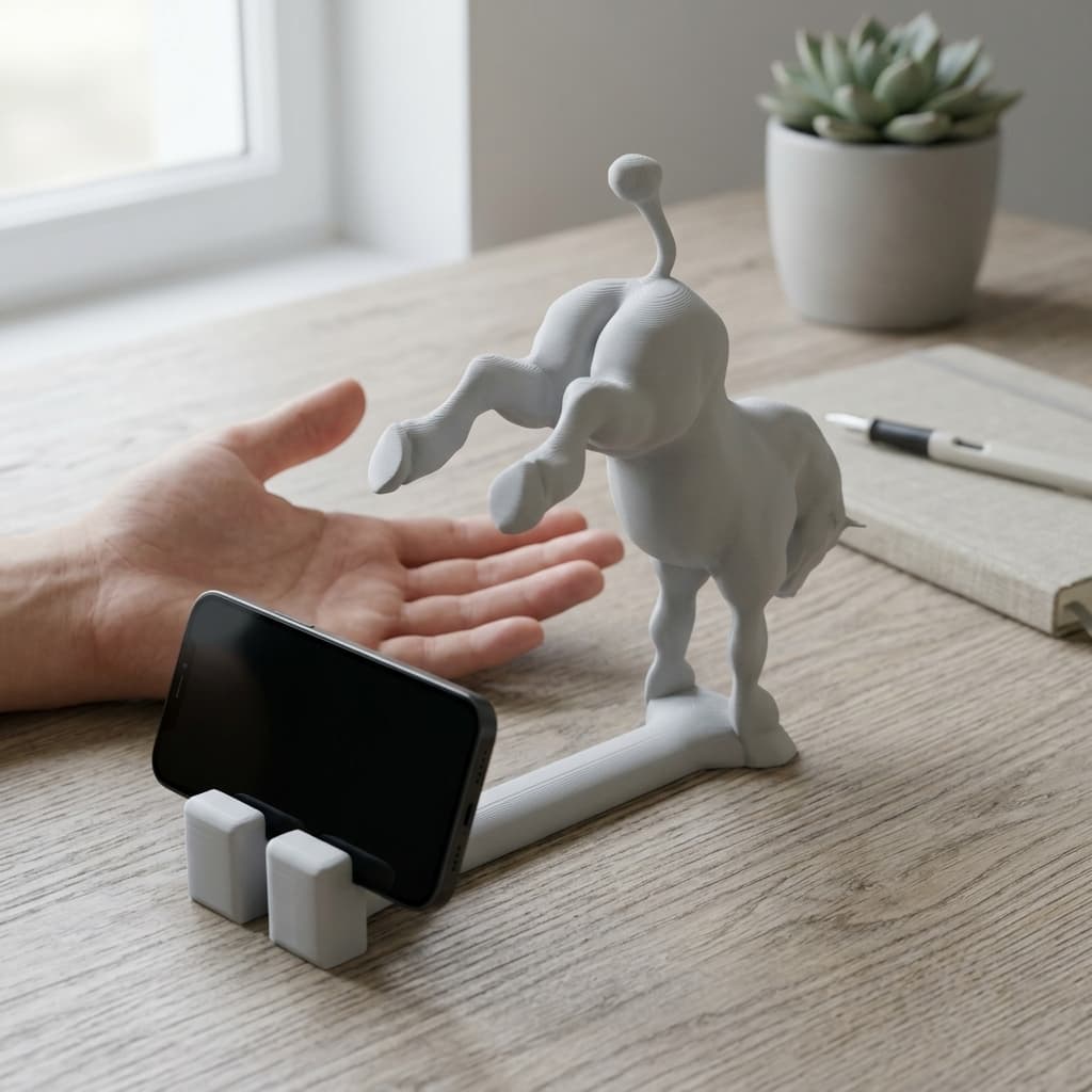 Compatible with iPhone: Horse Smartphone Stand – 3D Printed Desk Holde