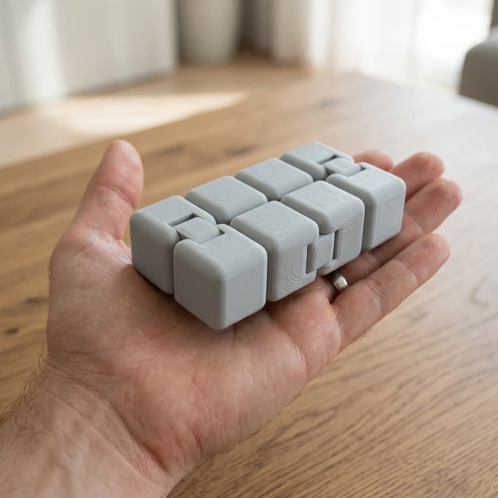 Fidget Infinity Cube – 3D Printed Sensory Toy