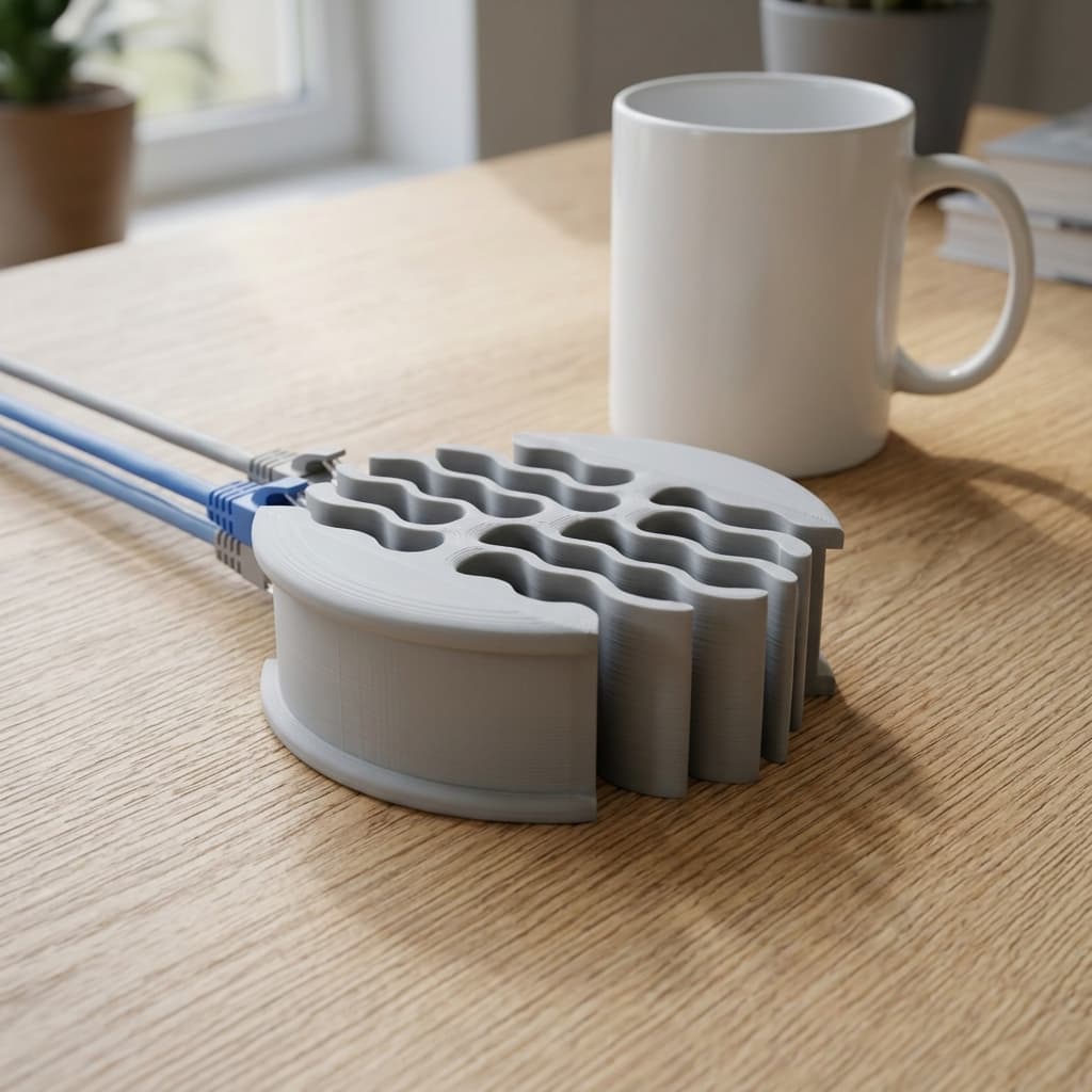 Network Cable Organizer for Ethernet & Cat5 Cables