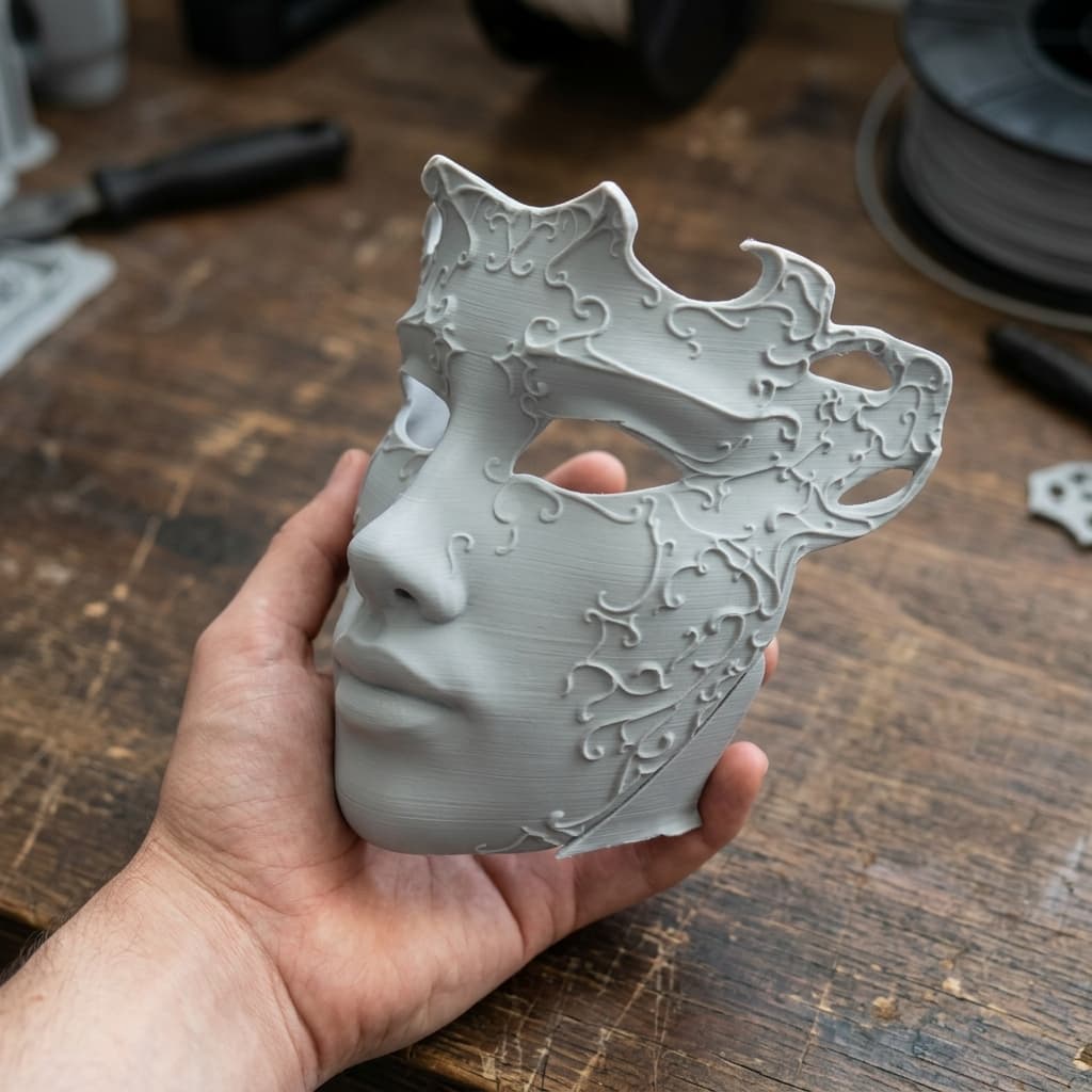 Venetian Mask - 3D Printable Costume Accessory