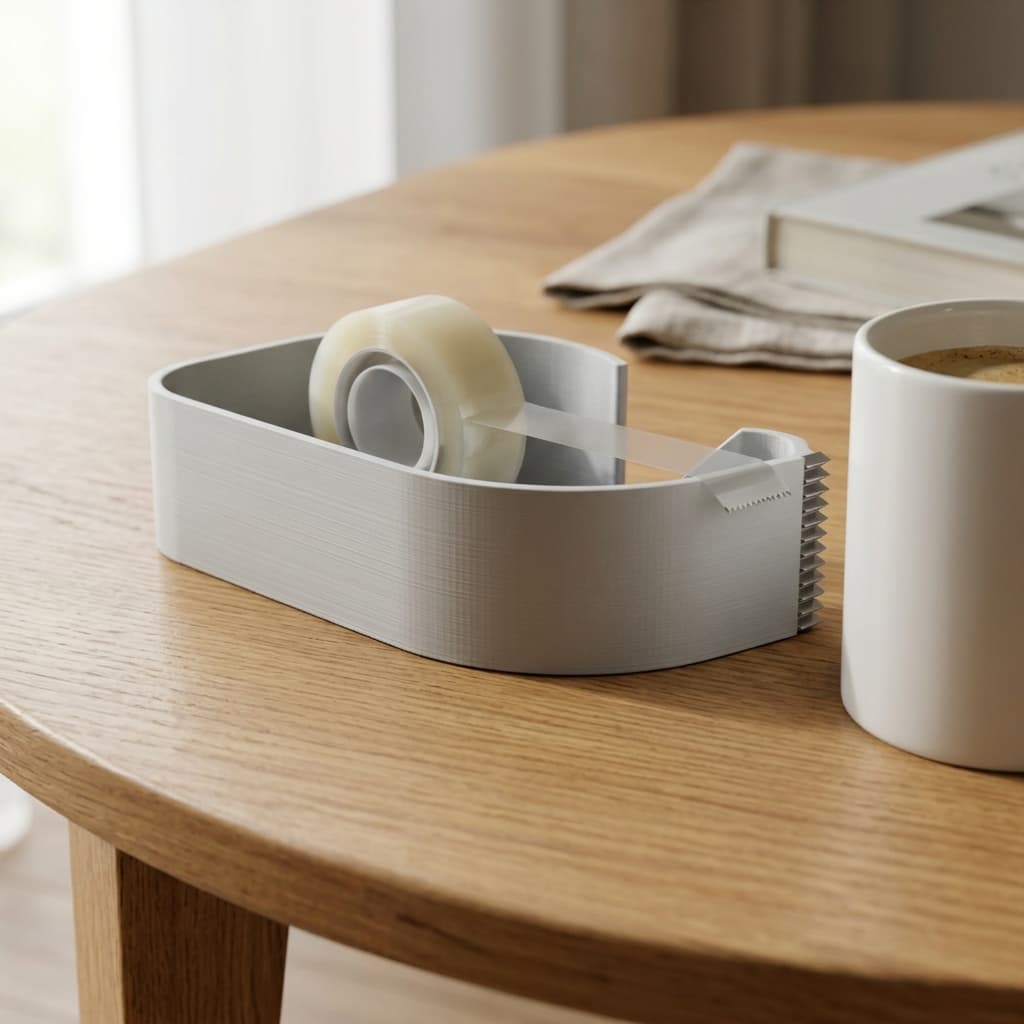 Tape Dispenser - One Piece 3D Printed