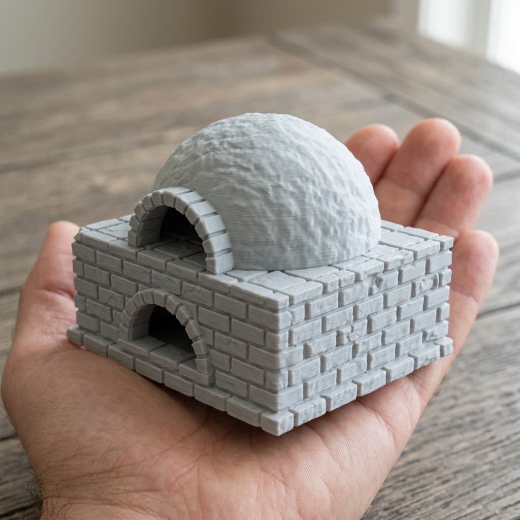 OpenForge Tavern Bread Oven - 3D Printed RPG Terrain
