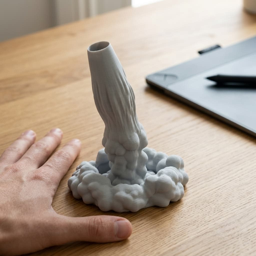 Compatible with Wacom Intuos3/4 Rocket Pen Holder (3D Printed)