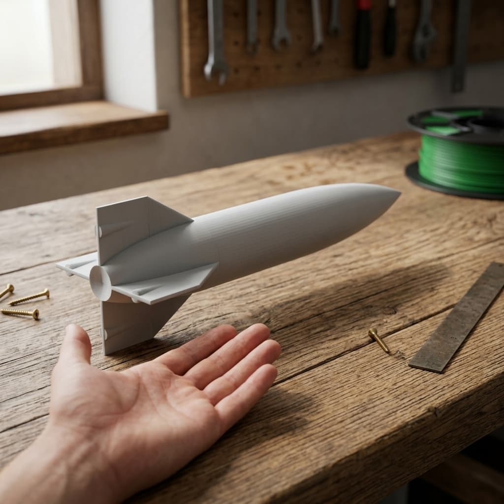 Single-Perimeter Rocket for Spiral Vase Printing