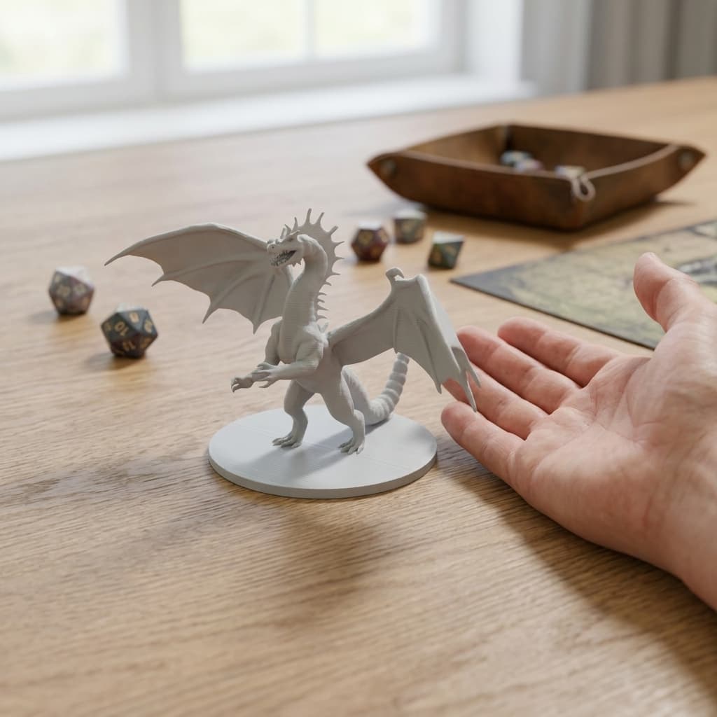 Green Dragon Miniature Set for D&D and Tabletop RPGs