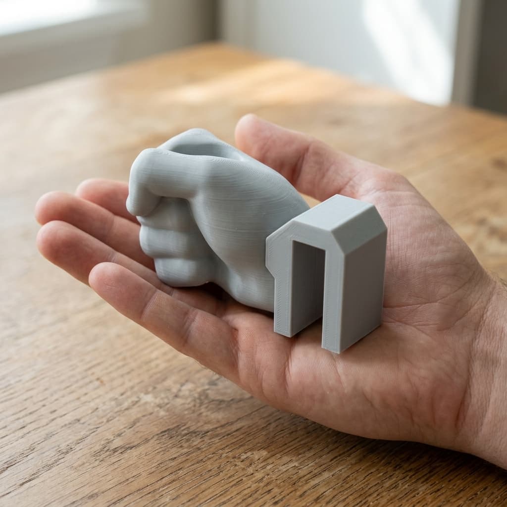 Compatible with Anet A8: Hand-Shaped Filament Guide