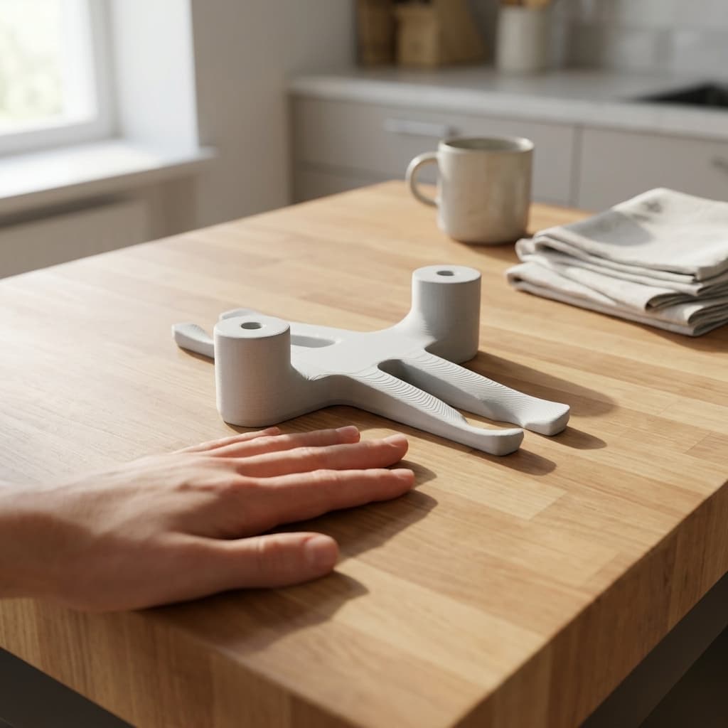 Compact Wine Glass Holder for Kitchen Cabinet