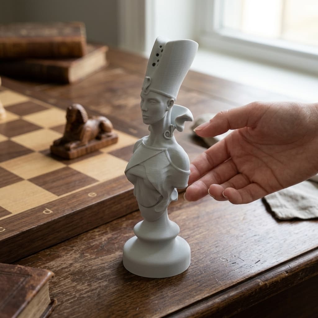 Egypt Chess Set - Complete 3D Printable Egyptian Themed Chess