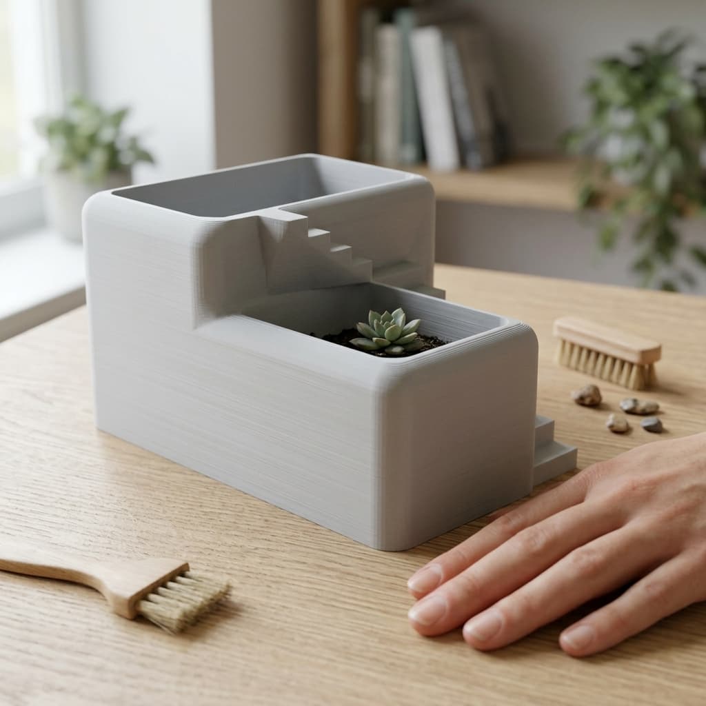 Villa Desk Plant Pot – Two-Level Desk Planter