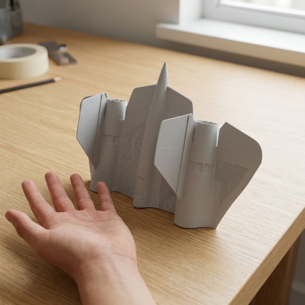 Lockheed SR-71A Blackbird 3D Printable Model