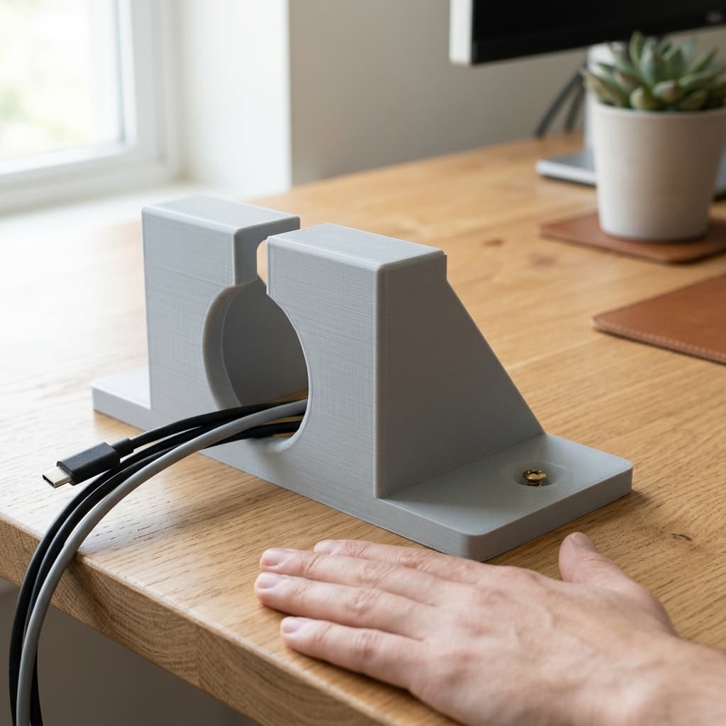 Strip Support Plug: 3D Printed Cable Organizer