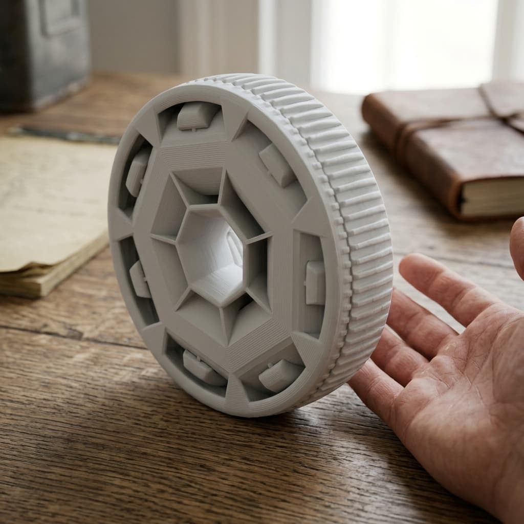 Mechanical Dice Box – Print-in-Place, Seven Compartments