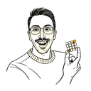 Line drawing portrait of the Multiboard (Multibuild) creator