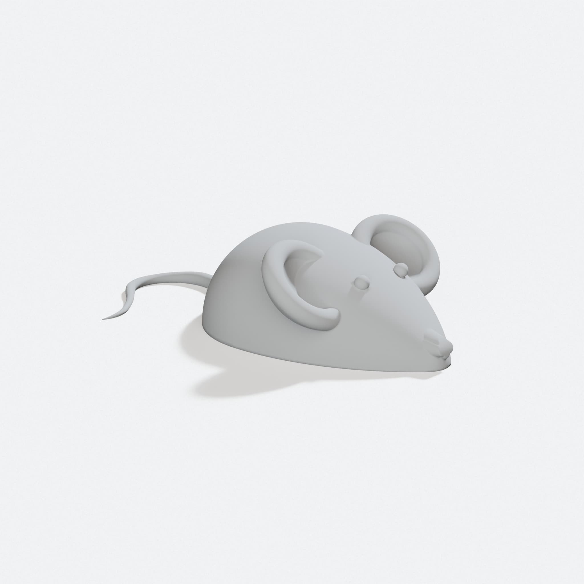 3D Mouse Toy - Printable Animal Figure
