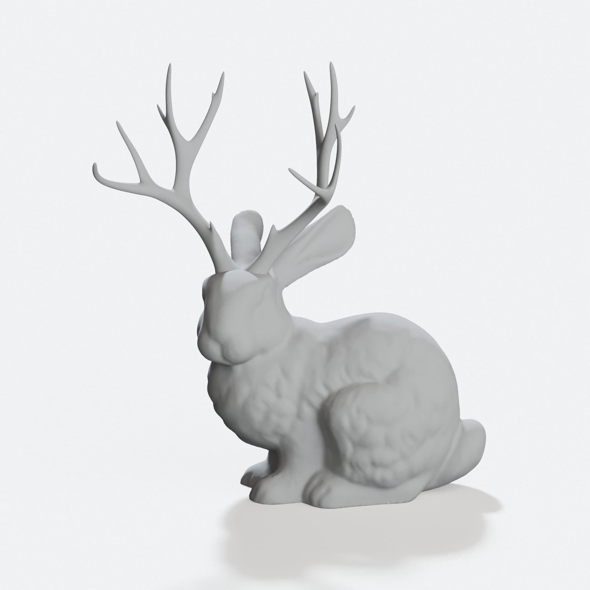 Jackalope Mythical Creature Figure for Decor