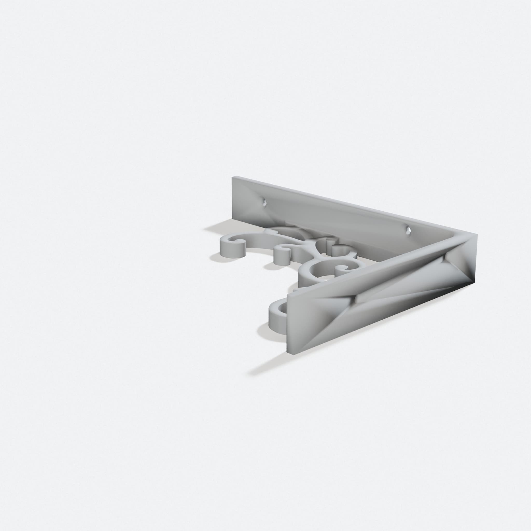 Vintage Shelf Bracket 3D Printed Home Decor