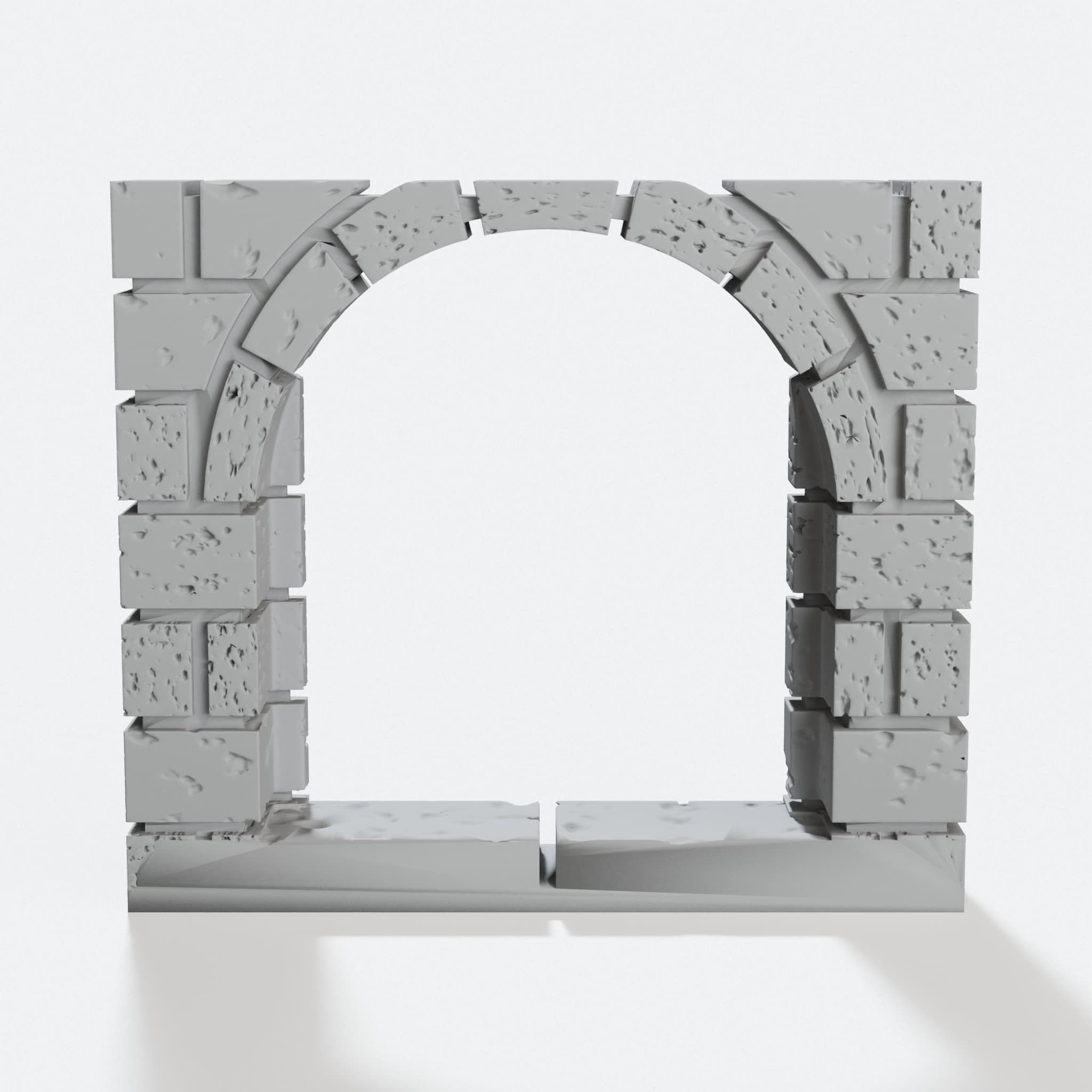 OpenForge 2.0 Cut Stone Arched Doorway