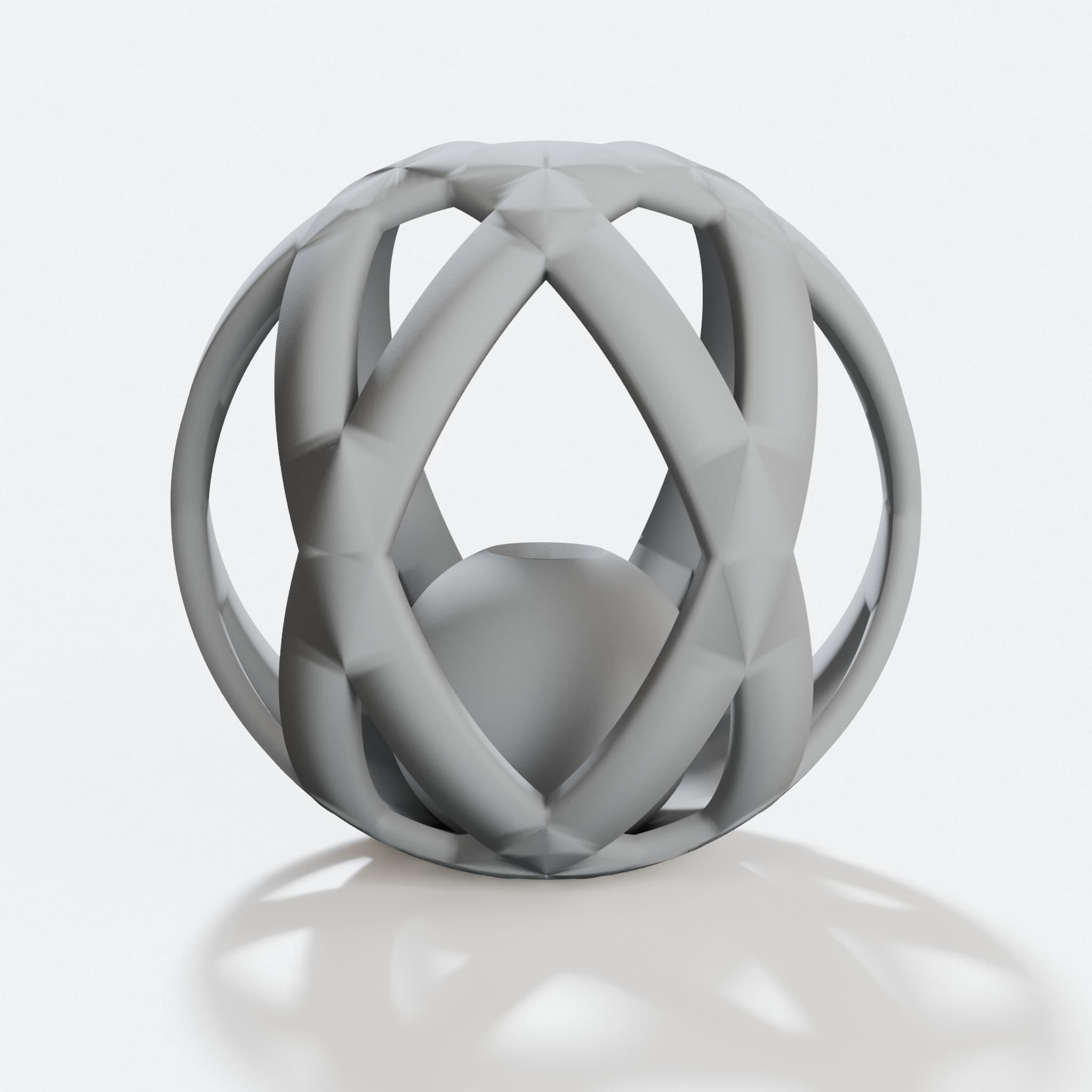 Cat Toy Ball-in-Cage for Indoor Play
