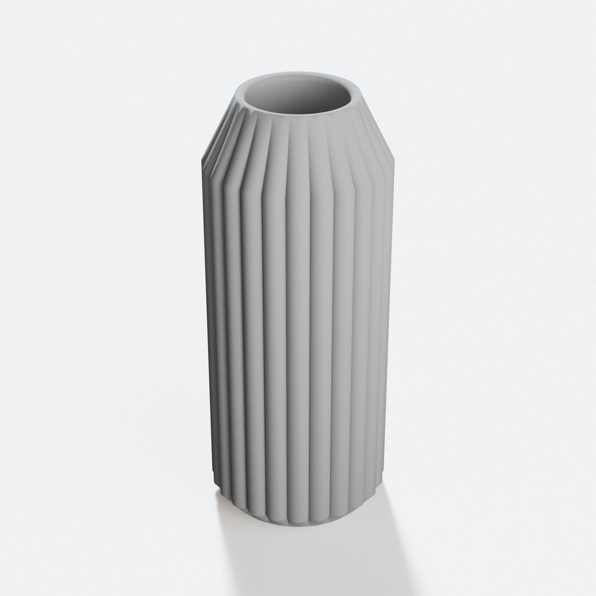 Striped Vase, 3D Printed Home Decor