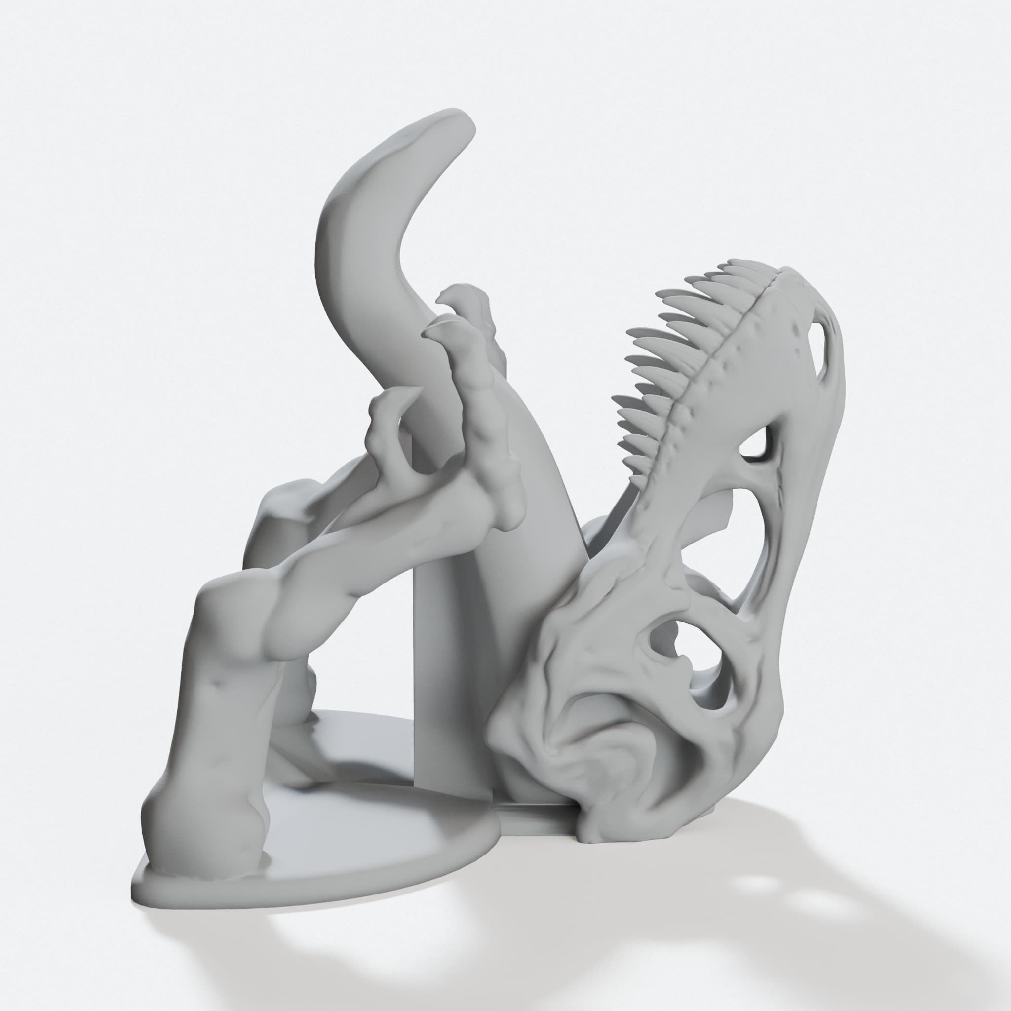 T-Rex Remix Key Hook: 3D Printed Home Decor
