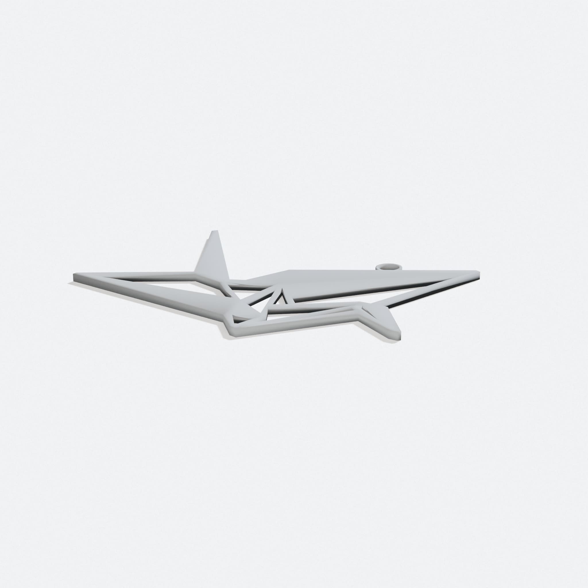 Origami Crane Christmas Tree Ornament